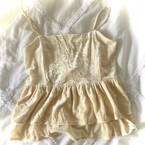 Cream American Eagle tank top